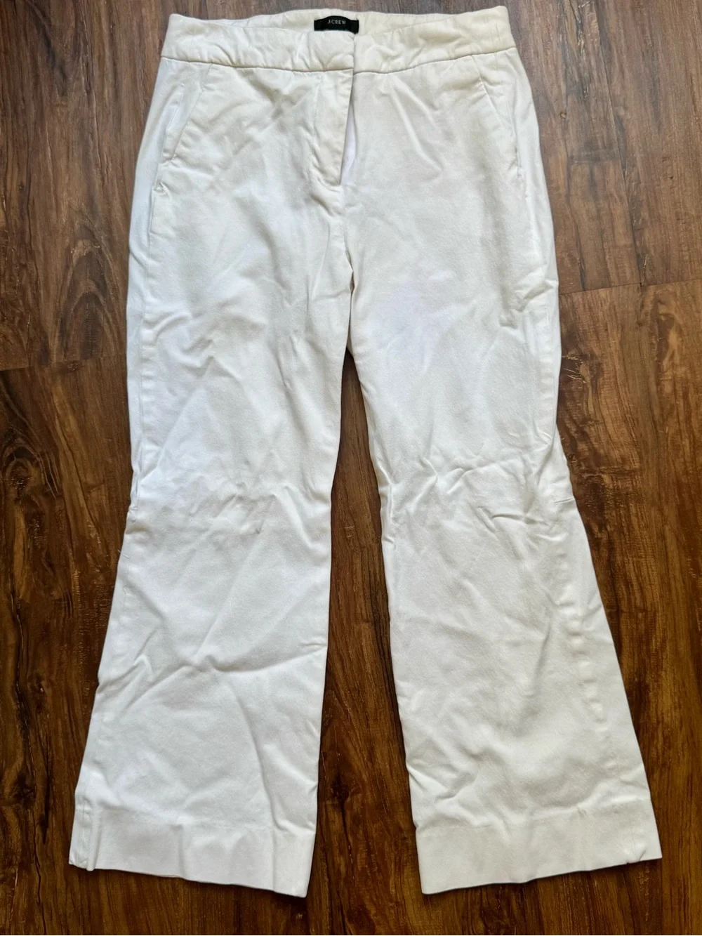 J. Crew White Women's Chino Pants, Size 4